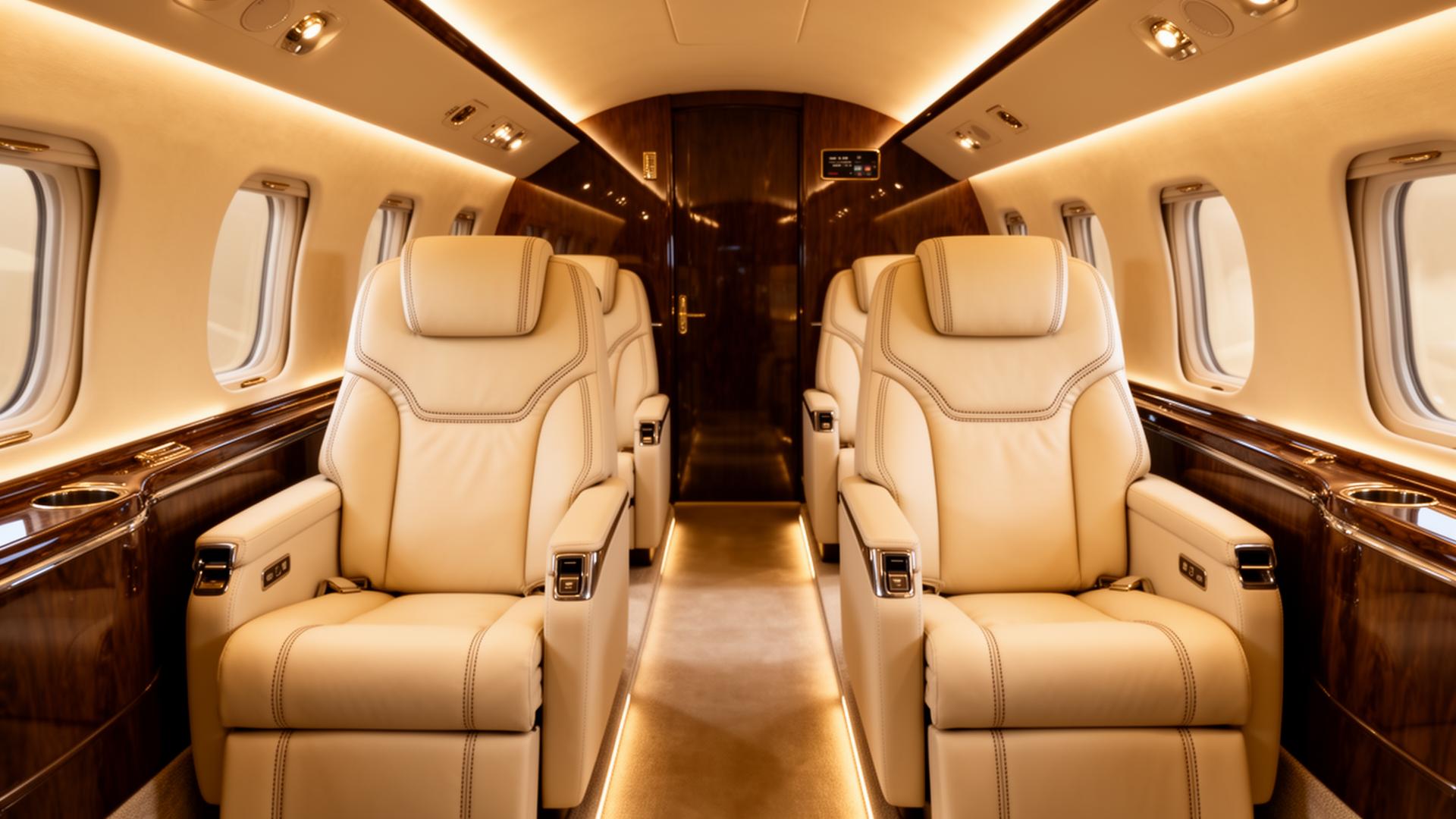 Luxury coach interior